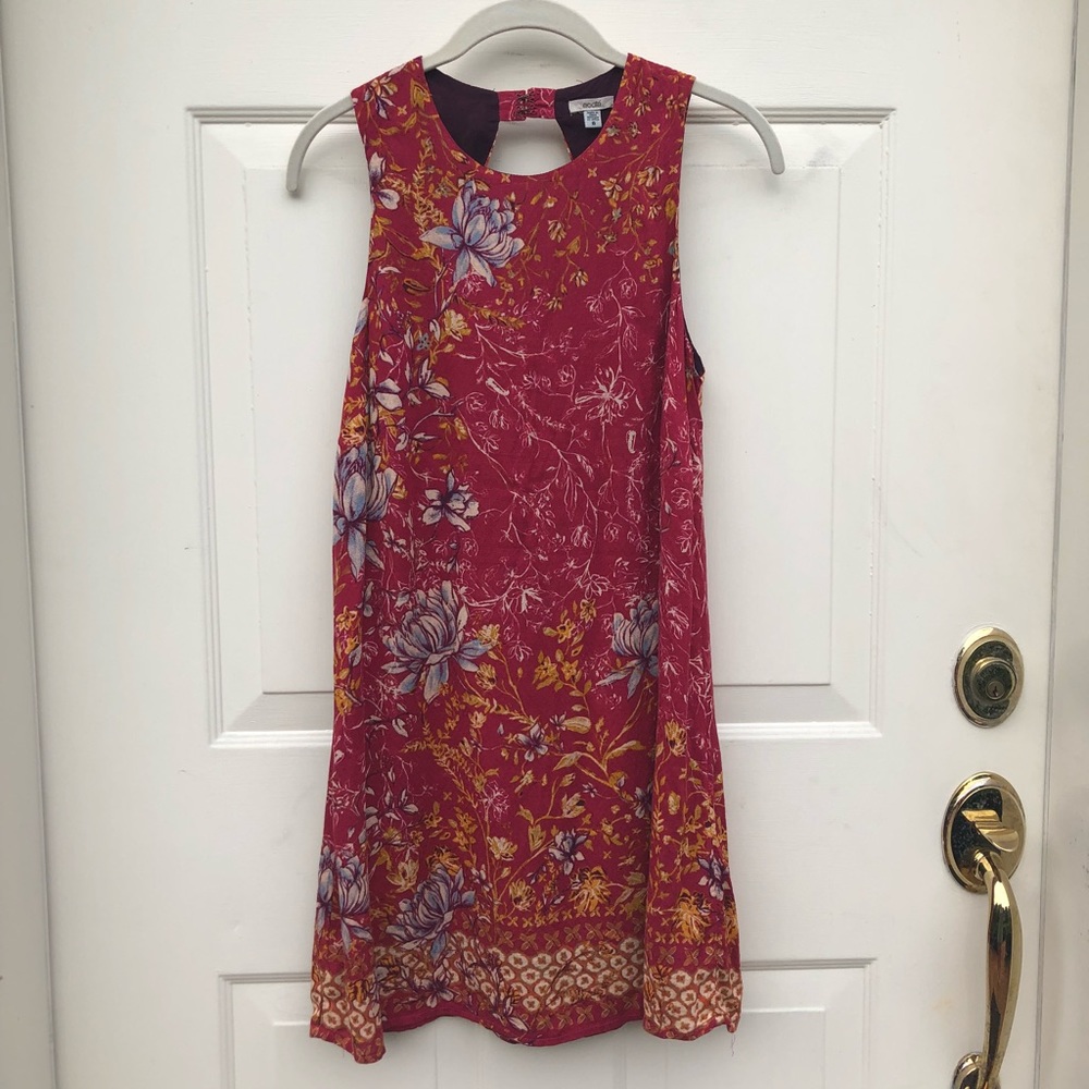 Ecote red floral dress